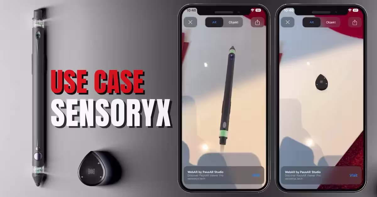 How Sensoryx uses PausAR to bring their XR Innovations to life in AR and 3D