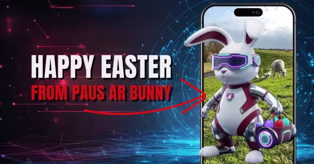 Happy Easter 2026 - Easter Bunny 3D AR